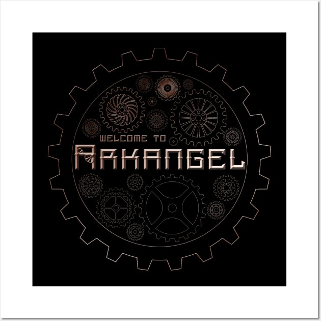 Mortal Engines Welcome to Arkangel Wall Art by Bevatron